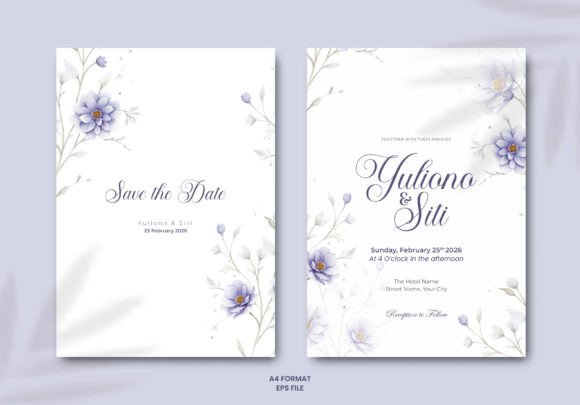Download Wedding Invitation Template Vector - Invitation Collection
