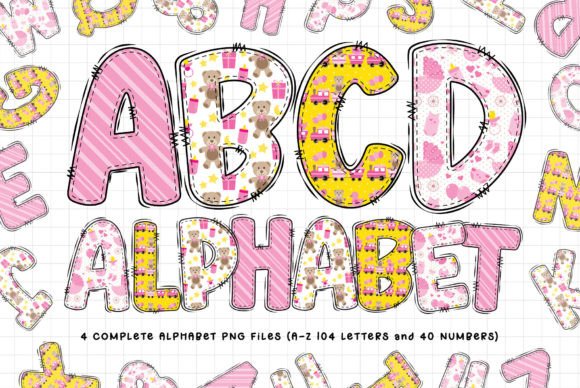 Download Birthday Baby Girl Alphabet Clipart - Alphabet Collection