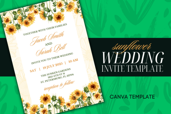 Download Wedding Invitation Template Sunflower - Invitation Collection