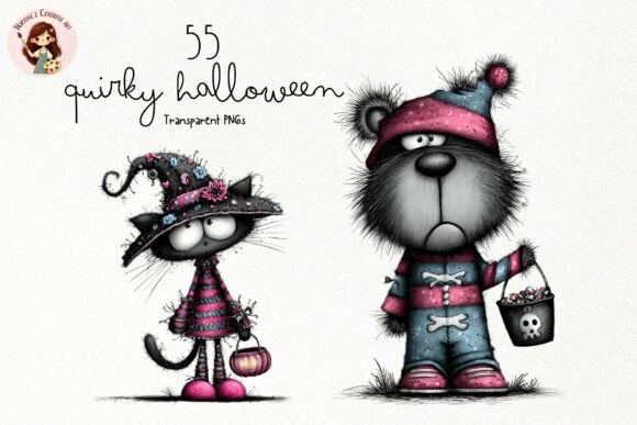 Download Quirky Halloween PNG Clipart Bundle - Halloween Collection