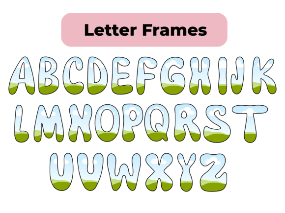 Download Alphabet Letter Frame for Canva - Alphabet Collection