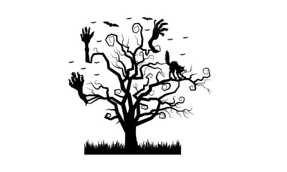 Download Halloween Tree Vector - Halloween Collection