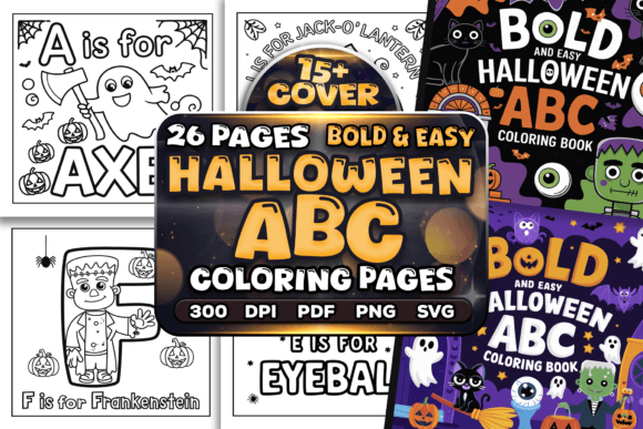 Download Halloween ABC Alphabet Coloring Pages - Alphabet Collection