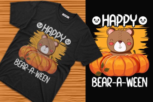 Download Happy Bear-a-ween Halloween Tee Design - Halloween Collection