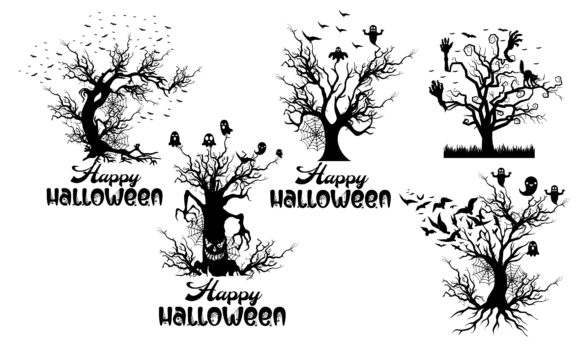 Download Halloween Tree Silhouette - Halloween Collection