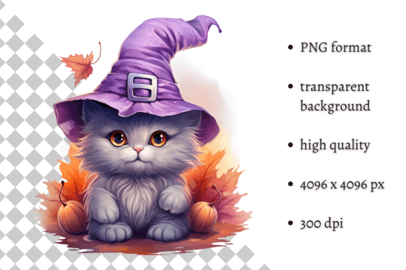 Download Pastel Pink Halloween Cat PNG Clipart - Halloween Collection