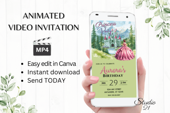 Download Princess Birthday Invitation - Girl - Invitation Collection