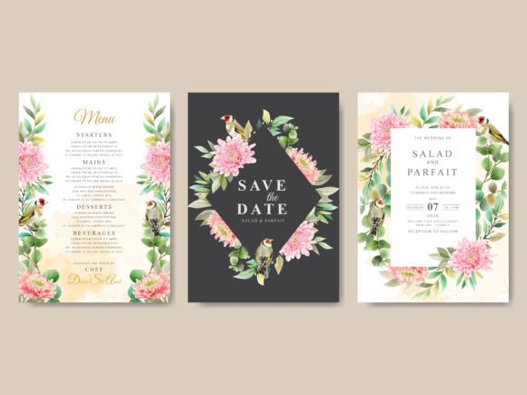 Download Beautiful Floral Wedding Invitations - Invitation Collection