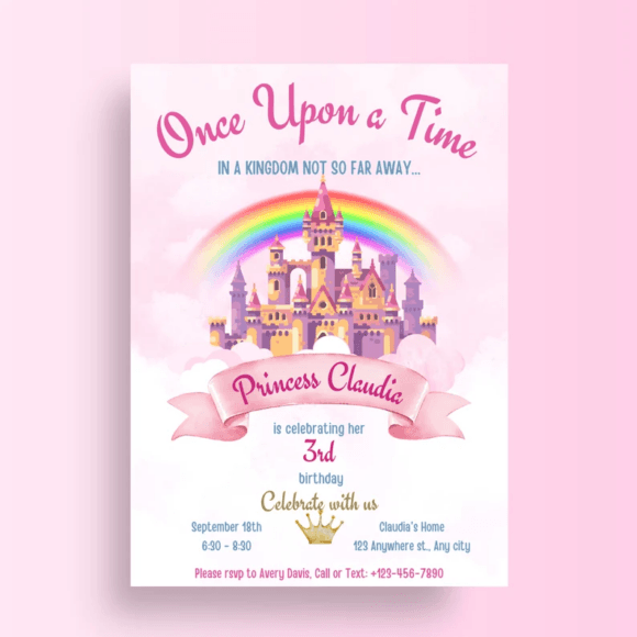 Download Princess Birthday Invitation Girl Prince - Invitation Collection