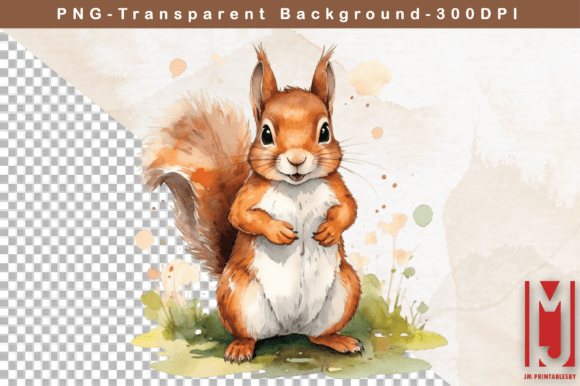 Download Watercolor Squirrel Clipart - Squirrel Collection