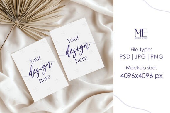 Download Invitation Card Mockup PSD and Canva - Invitation Collection