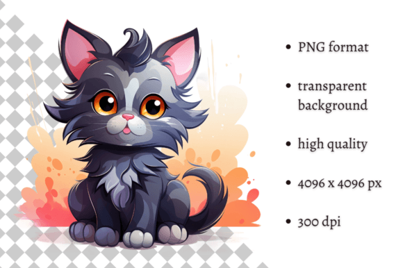 Download Pastel Pink Halloween Cat PNG Clipart - Halloween Collection